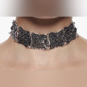 Eye Candy Los Angeles, BohoFiligree Link Choker Necklace! Vintage inspired, New!